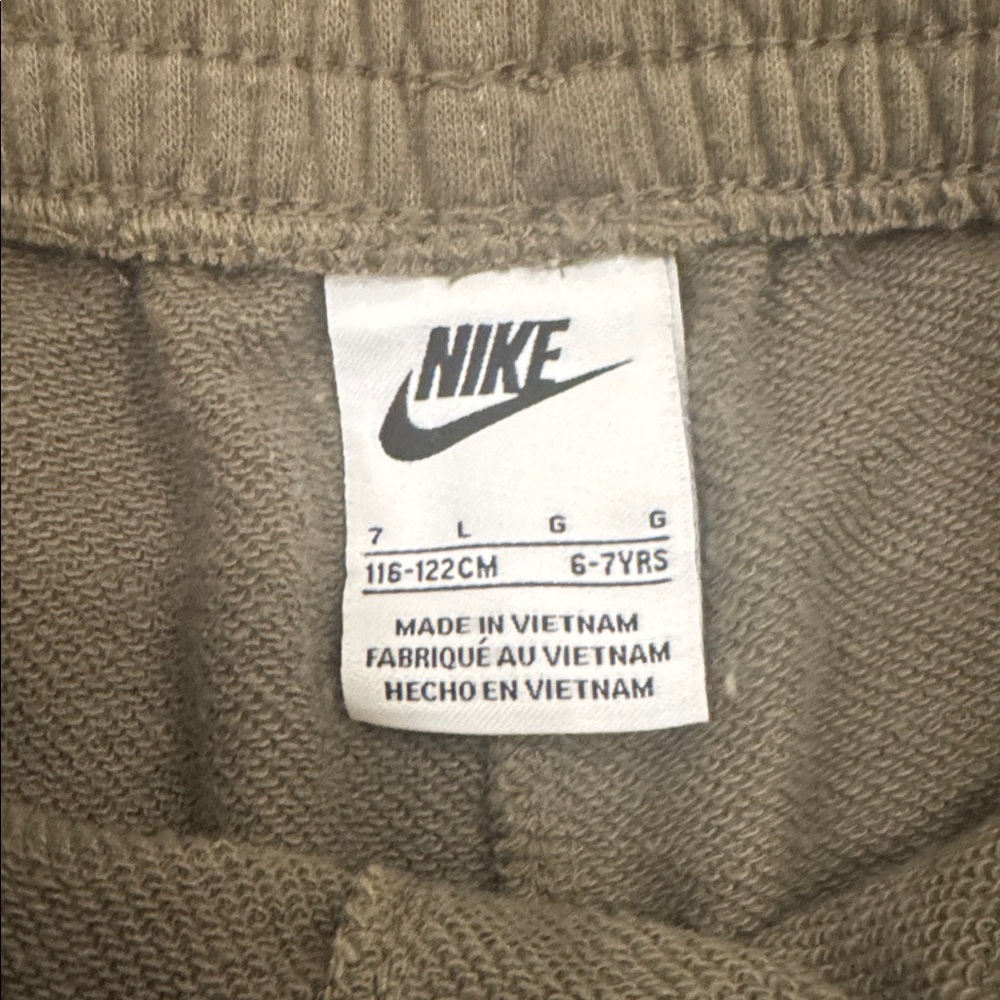Nike Olive Green Logo Tee and Shorts Set - Picture 6 of 6